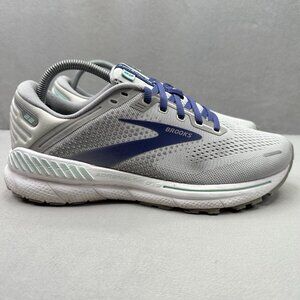 Womens Size 10 (D) Brooks Adrenaline GTS 22 Shoes Gray Running Sneakers WIDE